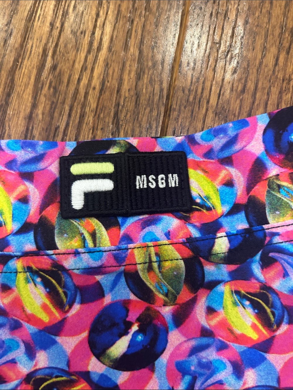 FILA Bright Multicolor Circle-Print Tennis Skort - Picture 5 of 6